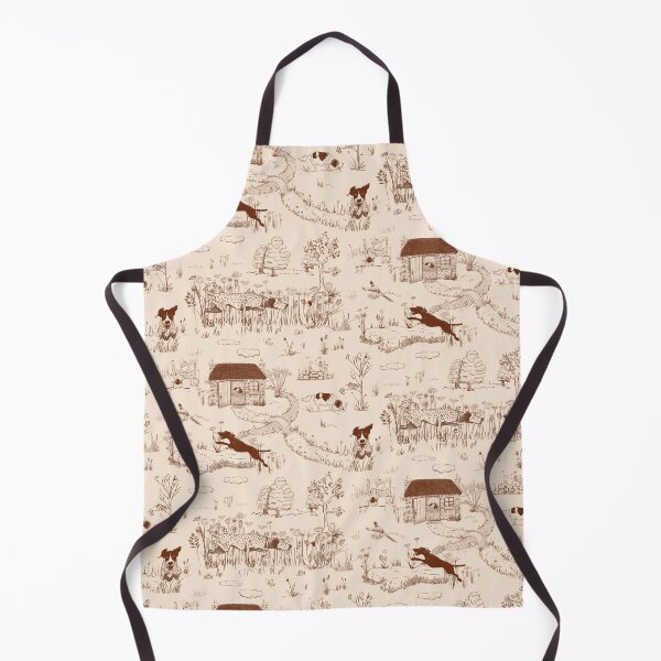 Item preview, Bird Dog Toile on Cream designed and sold by Christine Philbrick.