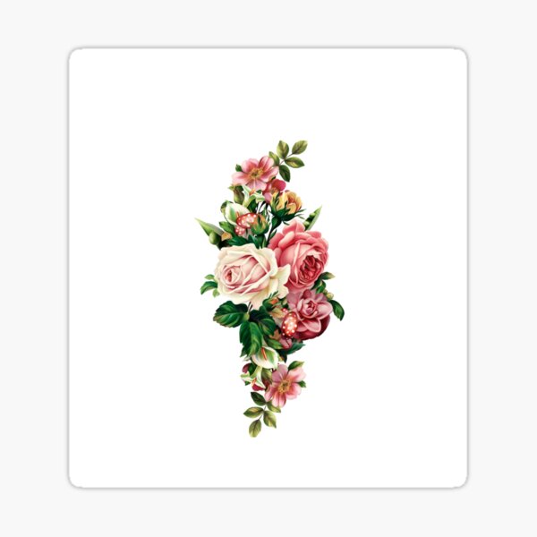 Floral design Sticker