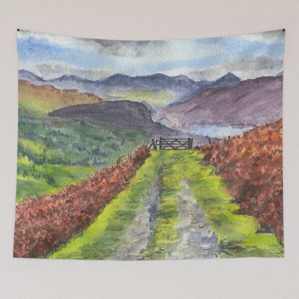 Item preview, View with a Gate, Lonscale Fell designed and sold by LymphomaLass.