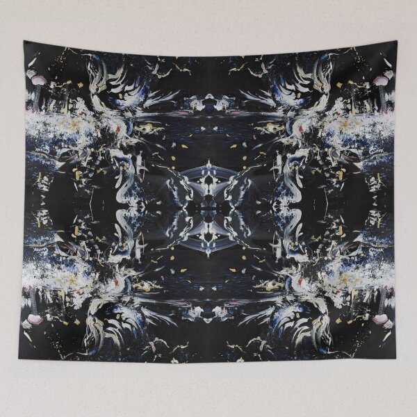 Item preview, Luxury contemporary abstract art of candle/ Cosmic/ Birds/ Black and white designed and sold by EglesCreations.