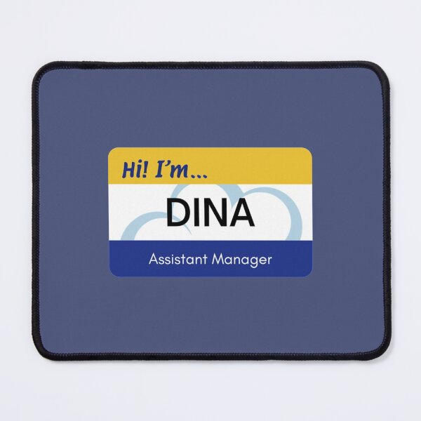 Item preview, Dina Superstore Name Tag   designed and sold by DonYourFit.