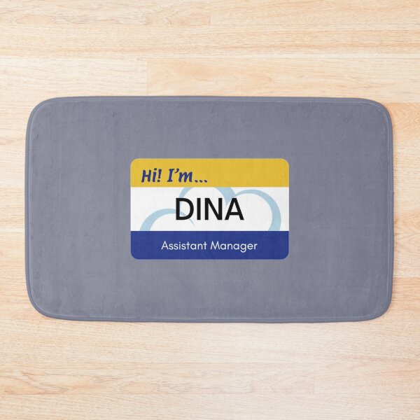 Item preview, Dina Superstore Name Tag   designed and sold by DonYourFit.