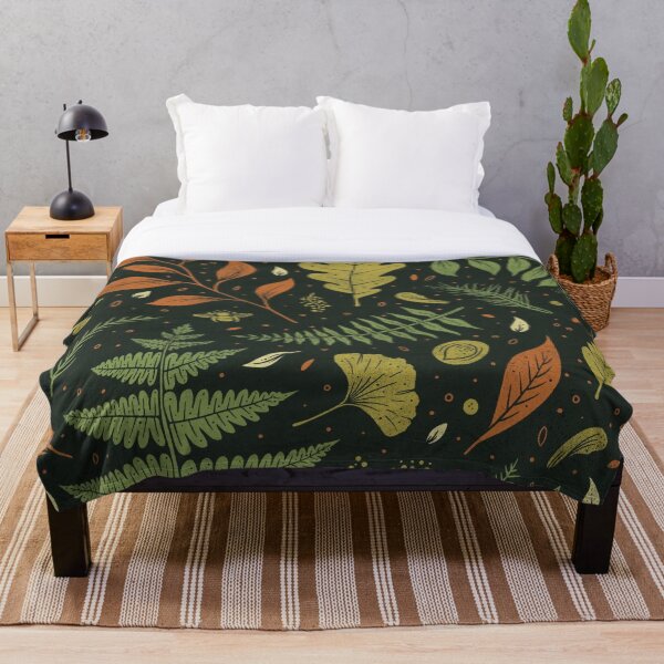 Item preview, Leaf textile designed and sold by Amanda Teel.
