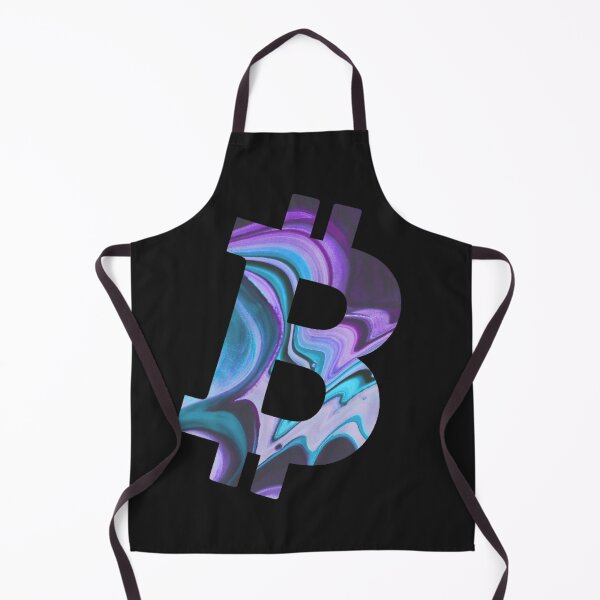 Item preview, Textured Bitcoin Purple and Blue Crypto Design designed and sold by Funny-Tees4U.