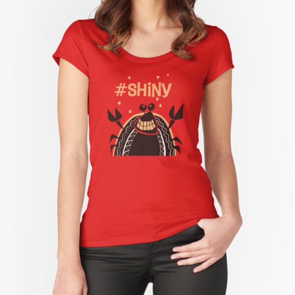 Shiny Fitted Scoop T-Shirt
