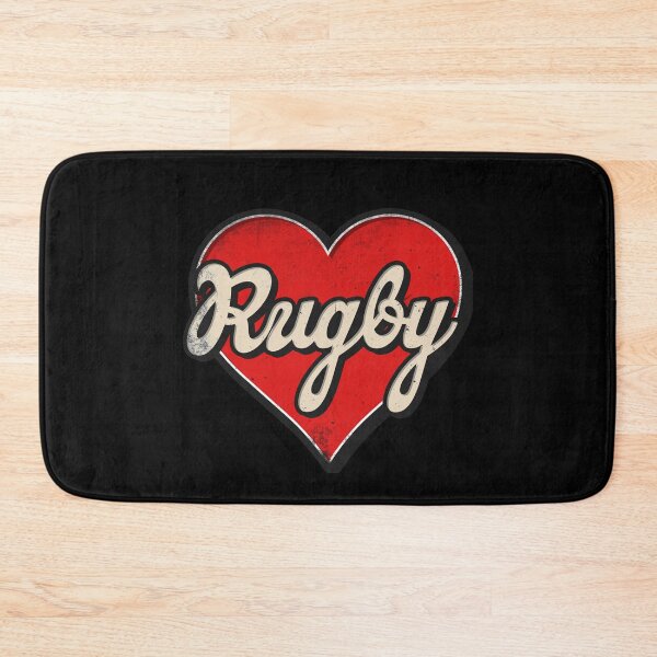 Artikelvorschau, Rugby mom. Rugby retro heart entworfen und verkauft von chrlalexandru.