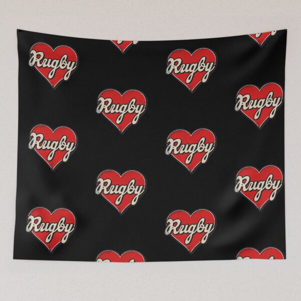 Item preview, Rugby mom. Rugby retro heart designed and sold by chrlalexandru.