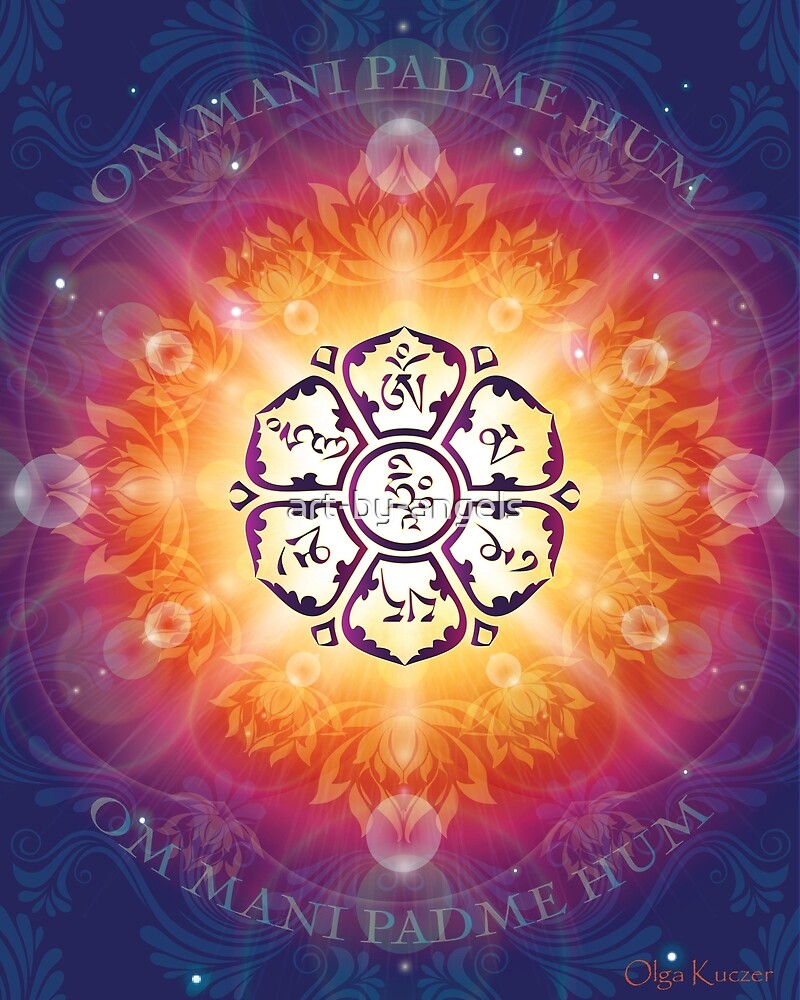 ""Om Mani Padme Hum - Embodiment of Compassion"" by art-by ...