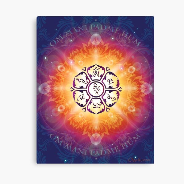 Item preview, "Om Mani Padme Hum - Embodiment of Compassion" designed and sold by art-by-angels.