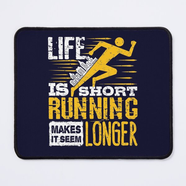 Item preview, Funny Running Joke Life Is Short Running Makes It Seem Longer designed and sold by jaygo.