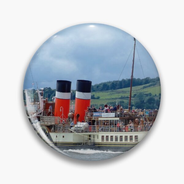 Item preview, The "Waverley" Paddle Steamer passing the Isle of Cumbrae designed and sold by Charles Kelly.