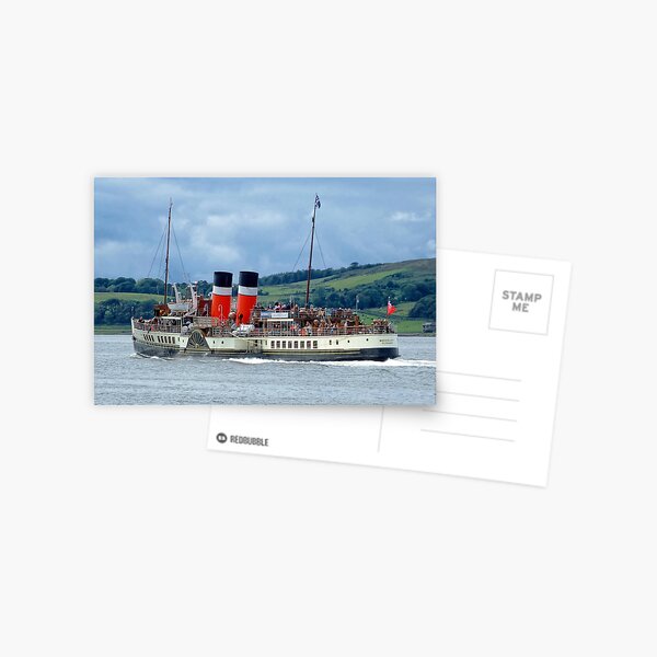 Item preview, The "Waverley" Paddle Steamer passing the Isle of Cumbrae designed and sold by Charles Kelly.