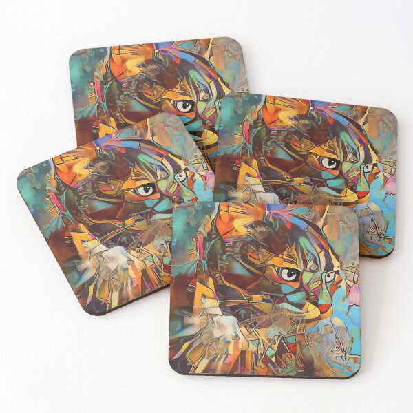 Item preview, Winy, cat, chat, cat, kitty, kitten, lea roche paintings designed and sold by L. ROCHE.