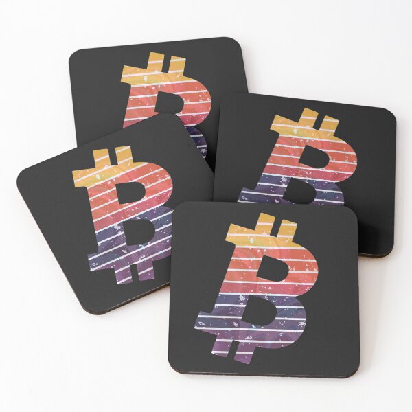 Item preview, Textured Bitcoin Sunset Crypto Design designed and sold by Funny-Tees4U.