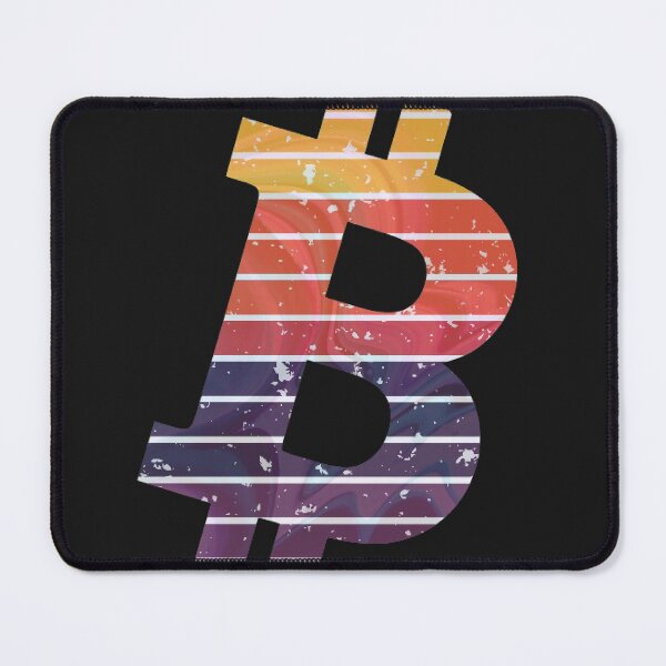Item preview, Textured Bitcoin Sunset Crypto Design designed and sold by Funny-Tees4U.