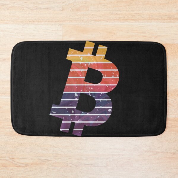 Item preview, Textured Bitcoin Sunset Crypto Design designed and sold by Funny-Tees4U.