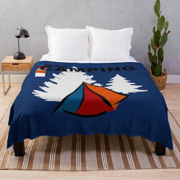 Item preview, we love camping.Happy Camper Camping. designed and sold by Apostrophe8.