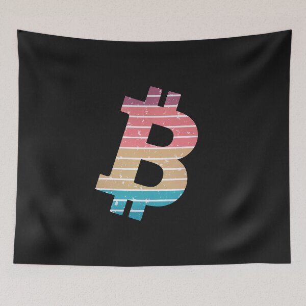 Item preview, Textured Bitcoin Sunset Crypto Design designed and sold by Funny-Tees4U.