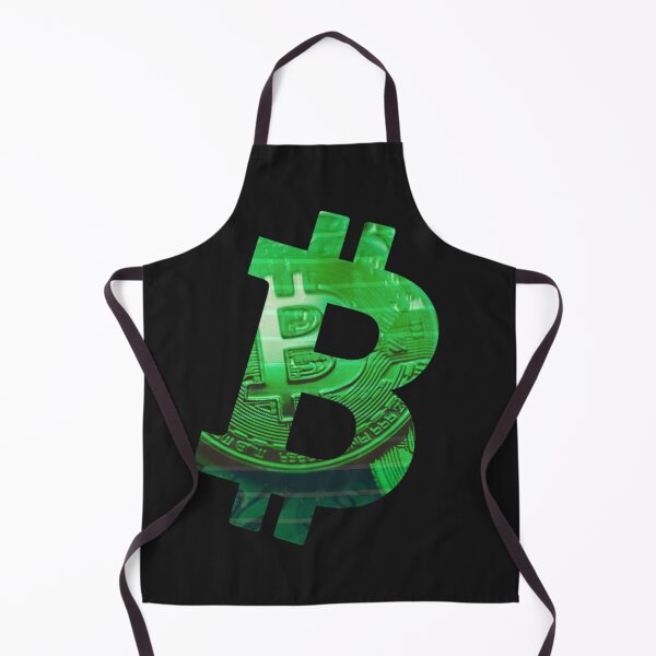 Item preview, Textured Green Coin Bitcoin Crypto Design designed and sold by Funny-Tees4U.