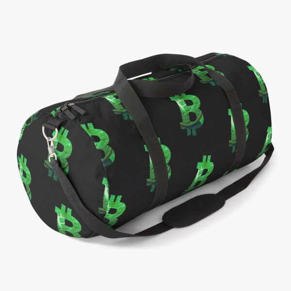 Item preview, Textured Green Coin Bitcoin Crypto Design designed and sold by Funny-Tees4U.