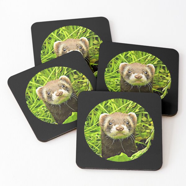 Item preview, Ferret Portrait designed and sold by RevolutionInPaint.