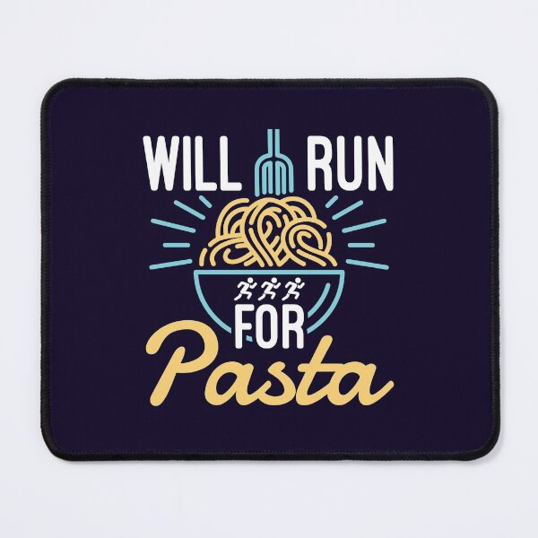 Item preview, Will Run for Pasta Funny Running Runner designed and sold by jaygo.