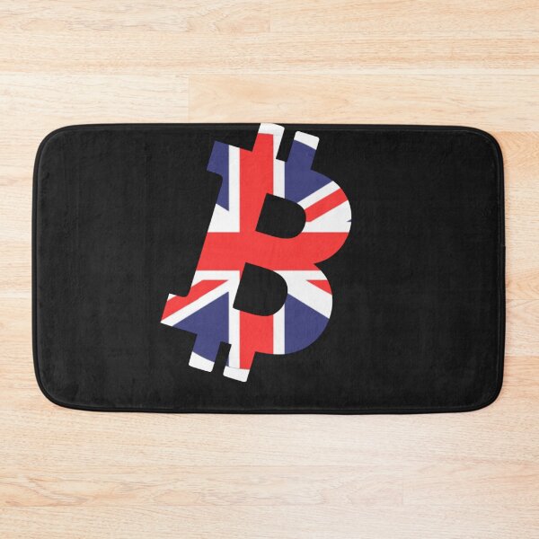 Item preview, UK Textured Bitcoin Crypto Design designed and sold by Funny-Tees4U.