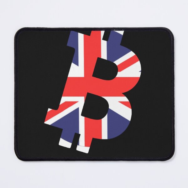 Item preview, UK Textured Bitcoin Crypto Design designed and sold by Funny-Tees4U.