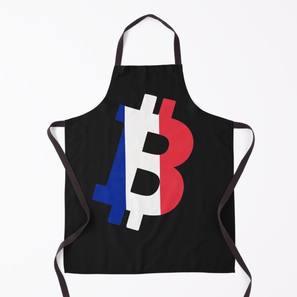 Item preview, France Textured Bitcoin Crypto Design designed and sold by Funny-Tees4U.