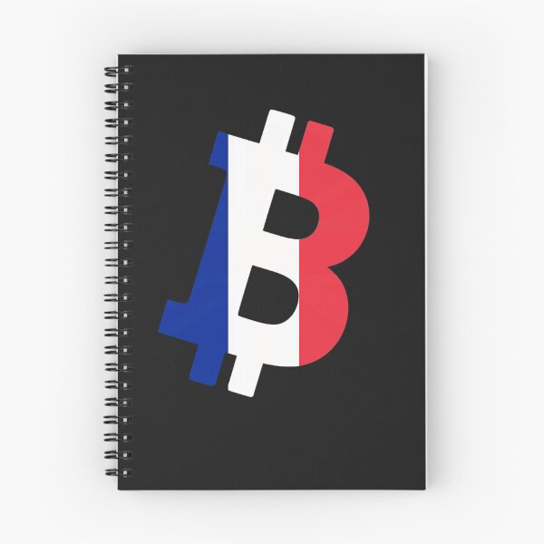 Item preview, France Textured Bitcoin Crypto Design designed and sold by Funny-Tees4U.