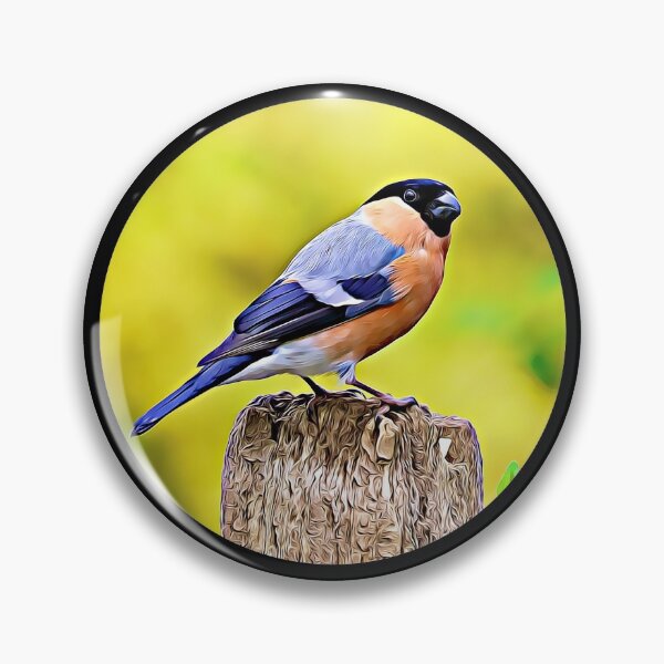Item preview, Bullfinch Portrait designed and sold by RevolutionInPaint.