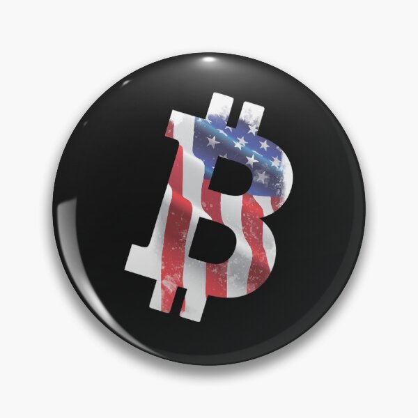Item preview, USA Textured Bitcoin Crypto Design designed and sold by Funny-Tees4U.