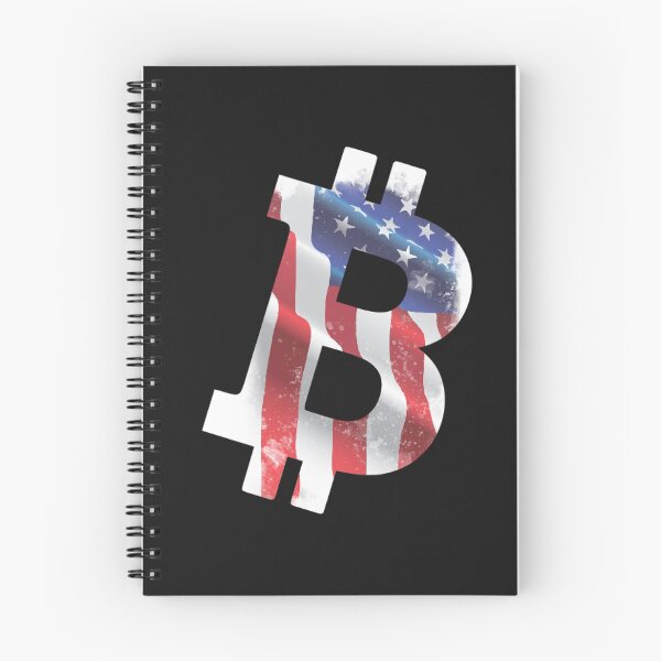 Item preview, USA Textured Bitcoin Crypto Design designed and sold by Funny-Tees4U.
