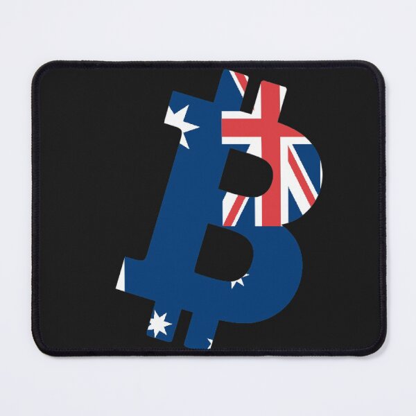 Item preview, Australia Textured Bitcoin Crypto Design designed and sold by Funny-Tees4U.