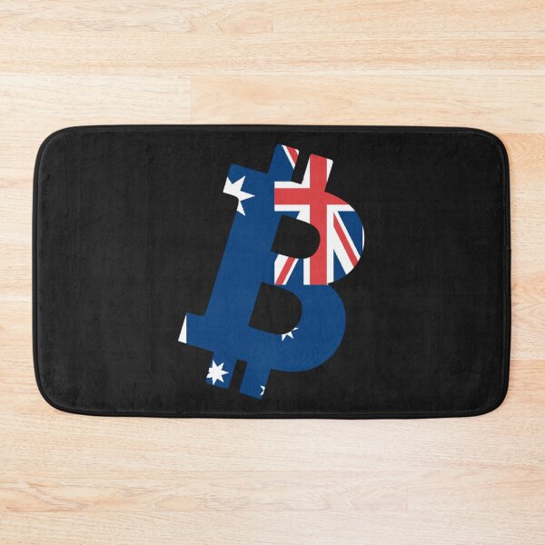 Item preview, Australia Textured Bitcoin Crypto Design designed and sold by Funny-Tees4U.