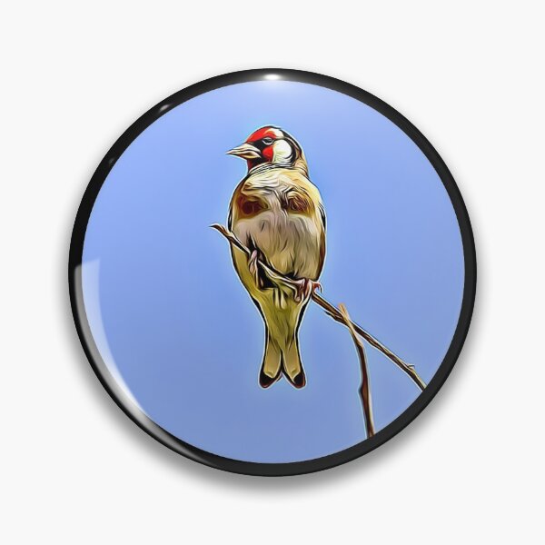 Item preview, Goldfinch Portrait designed and sold by RevolutionInPaint.