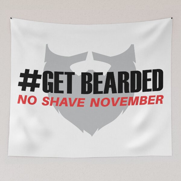Item preview, Get Bearded No Shave noviembre designed and sold by Lazy Factory.