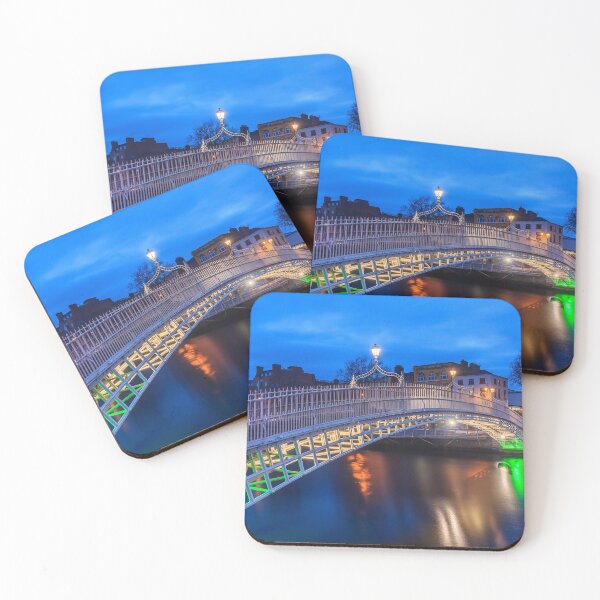 Item preview, The Ha'penny Bridge By Night designed and sold by Adrian McGlynn.