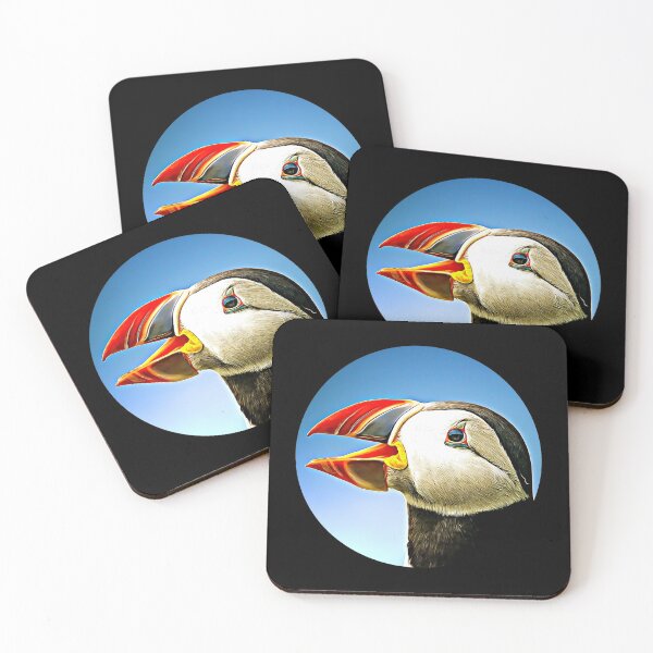 Item preview, Puffin Portrait designed and sold by RevolutionInPaint.