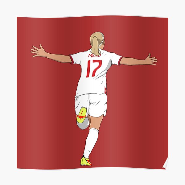 Beth Mead Poster Lionesses England Women's Football Poster 