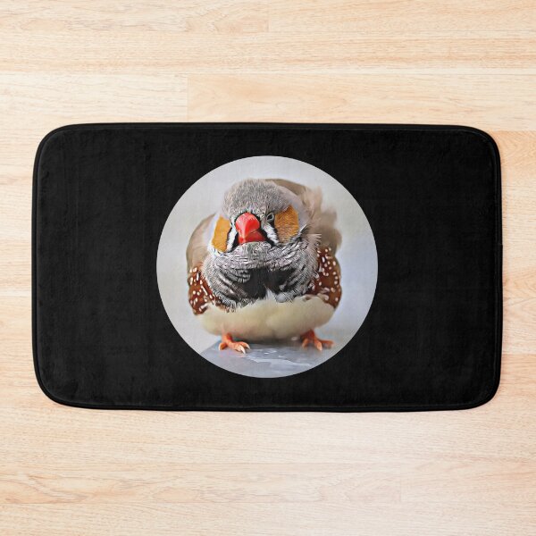 Item preview, Zebra Finch Portrait designed and sold by RevolutionInPaint.