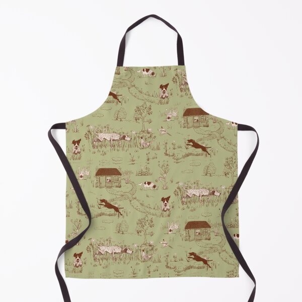 Item preview, Bird Dog Toile on Celery designed and sold by Christine Philbrick.