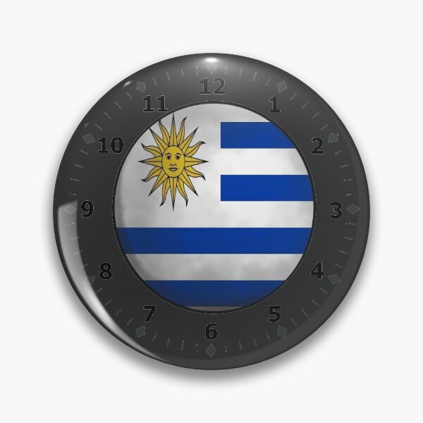 Item preview, uruguay clock designed and sold by ZiphGames.