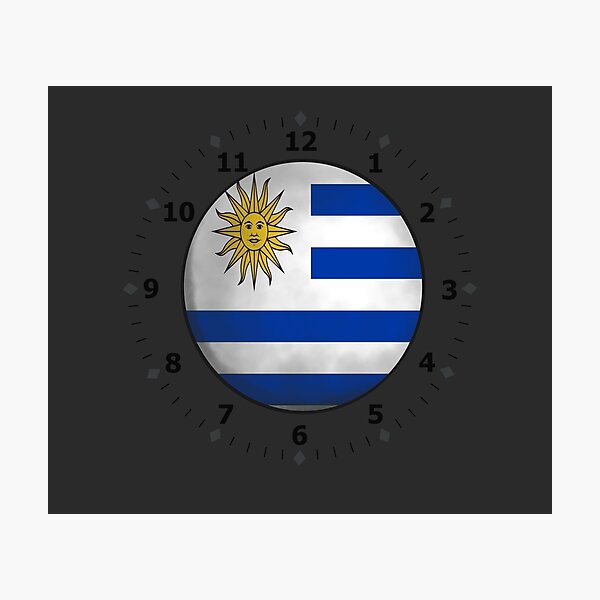 Item preview, uruguay clock designed and sold by ZiphGames.