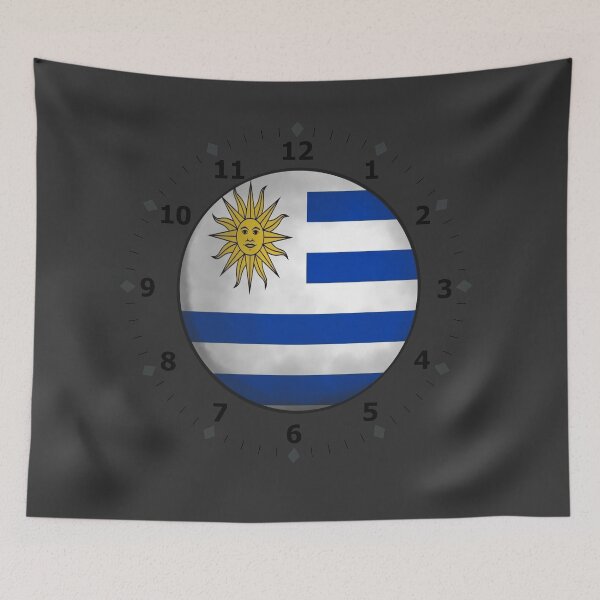 Item preview, uruguay clock designed and sold by ZiphGames.