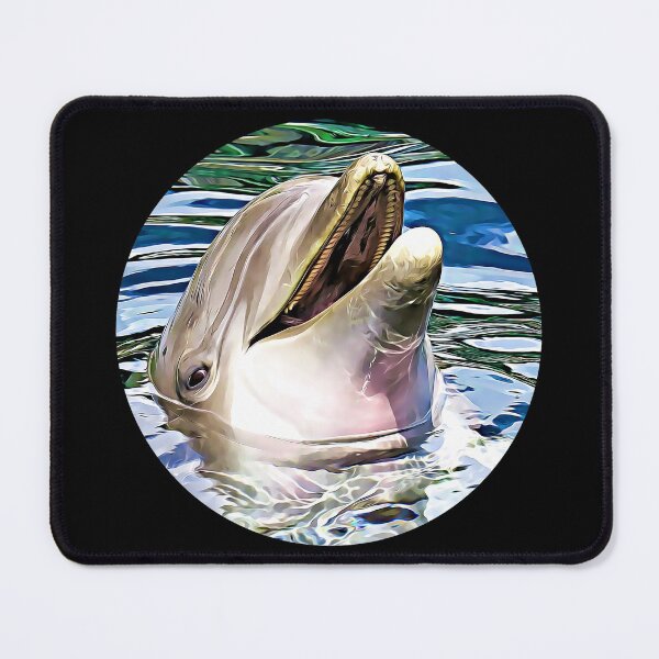 Item preview, Dolphin Portrait designed and sold by RevolutionInPaint.