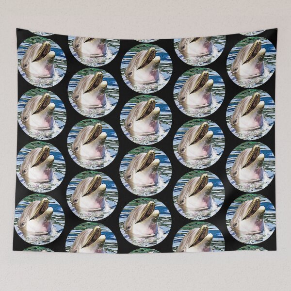 Item preview, Dolphin Portrait designed and sold by RevolutionInPaint.