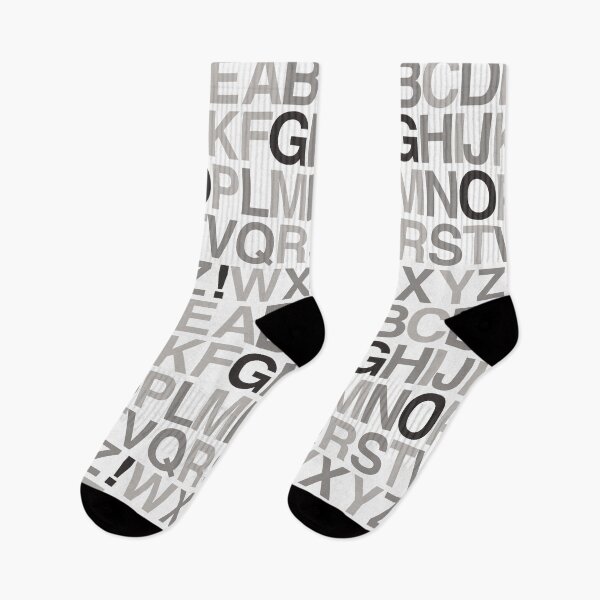 Item preview, Gray alphabet designed and sold by Emi Yañez.