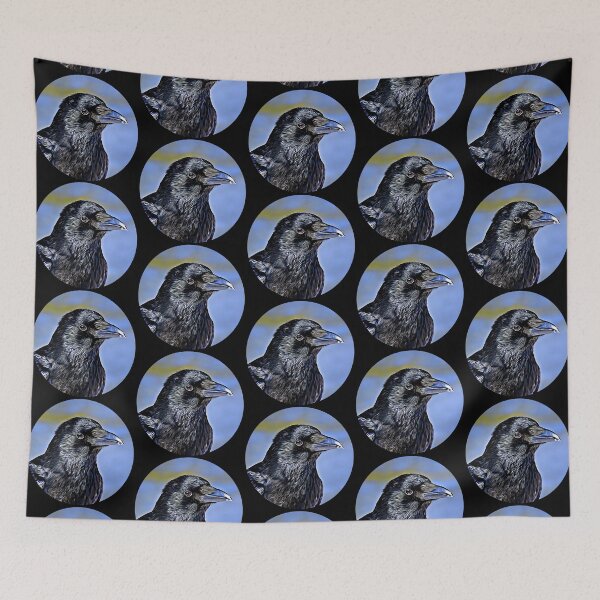 Item preview, Crow Portrait designed and sold by RevolutionInPaint.