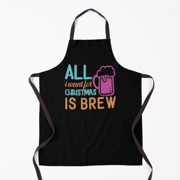 Item preview, All I Want For Christmas Is Brew | Funny Christmas Drinking Quotes designed and sold by DrawingBoard.
